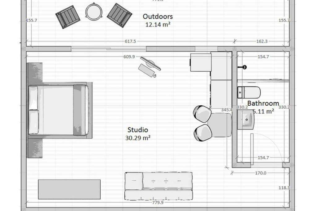 Cozy Studio Near The Beach 1Stfloor Nea Iraklitsa 外观 照片